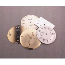 watch faces small dial steampunk supplies gold white round square vintage F181S