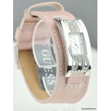 Watch Guess Pink Leather Ladies W80055l4