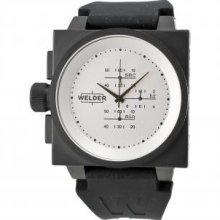 Welder Watch Stainless Steel Black K26 5301 Retail $1310 In Box