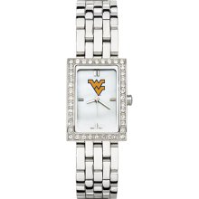 West Virginia University Ladies Allure Watch Stainless Bracelet Strap