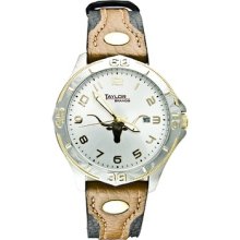 Western Edge by Taylor Brands Men's, Longhorn Watch with Leather Band - TBW1010