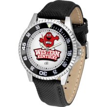 Western Kentucky Hilltoppers WKU Mens Leather Wrist Watch