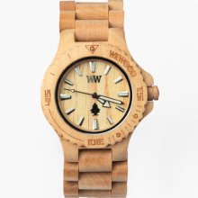 Wewood Date Beige Organic Watch Wooden Natural