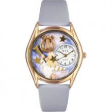 Whimsical Watches - C-0710009 - Whimsical Womens Angel with Harp Baby