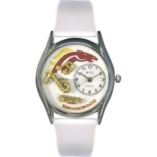 Whimsical Watches Unisex Band Fundraising Silver Watch S1120001