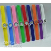 Wholesale - 1000pcs Adults' Silicone Slap Watch Silicone Papa Silico