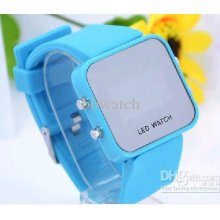 Wholesale 500pcs Lde Digital Display Anion Quartz Watch Silicon Cart