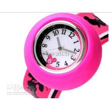 Wholesale New 50pcs Children Watches Cartoon Watch Silicon Band Poin