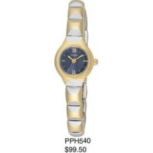 Womenandamp;apos;s Two Tone Stainless Steel Blue Dial - Watch