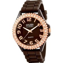 Women's Glam Jelly Watch in Rose Gold Brown ...