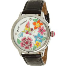 Women's Hummingbird and Floral Dial Watch