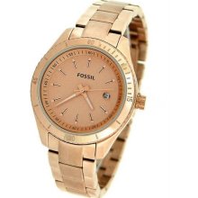 Women's Stella Mini Rose Gold Tone Stainless Steel Case and Bracelet Rose Gold D