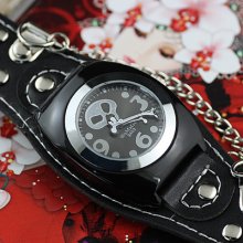 Young Teenager Boys Cool Fashion Leatheroid Quartz Movement Wrist Watch Watches