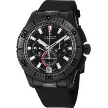 Zenith Men's 'El Primeo Stratos' Black Dial Chronograph