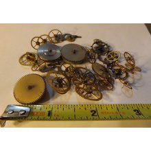 1 Oz Lot Of Small Watch Parts Gears Cogs Wheels Ratchet Steampunk Or Altered Art