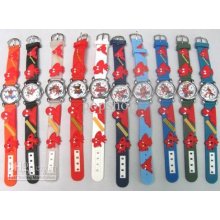 100 Pcs 3d Children Watch Lovely Spider Man Children Watches Xmas G