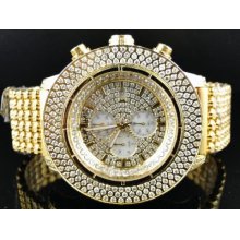 14 Ct Mens Icetime Crown 2 Joe Rodeo Jojo Diamond Watch Diamond Band