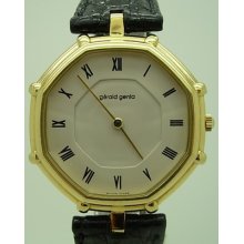 18k Solid Gold Gerald Genta Octagonal Automatic Men Watch