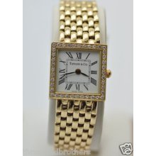 1900's Tiffany & Co 14k Yellow Gold Ladies Watch