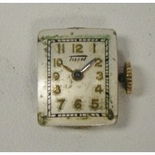 1948 Vintage Ladies Chs Tissot & Fils Watch Movement & Dial Mechanical 15j