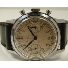 1950s Ss Breitling Chronograph Ref 777 Watch.