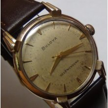 1953 Bulova Men's Automatic 10K Gold 17Jwl Watch w/ Strap