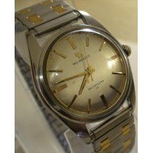 1960' Paul Breguette Men's Swiss Automatic 25Jwl Thin Watch