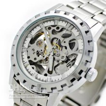 1pcs/lot Wilon Automatic Mechanical Watches Fashion Watch #0228