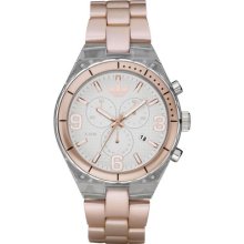 2012 Adidas Cambridge Rose Gold Aluminum Mens Ladies Chronograph Watch Adh2546