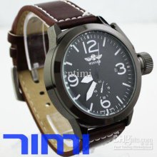 2012 Hotsale Army Mens Auto Day/date Black Mechanical Chro Watch