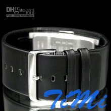 2012 Hotsale Fashion Matrix Cuff Digital Led Watch Black Leather Blu