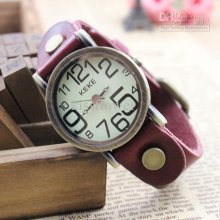 2013 New Coming Vintage Analog Quarts Wristwatch For Women Ladies Wi