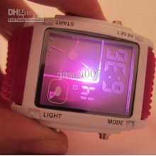 20pcs Amaizing Hig-tech Dual Display11 Colours Unisex Digital Watch