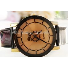 30pcs/lots Recreationa Fashion Trend Man Leather Watch Multicolour S