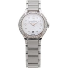 35% Off Baume & Mercier Ilea Diamond Dial Diamond Bezel M0a08772 Watch