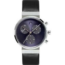 615 Jacob Jensen Ladies Chronograph Black Watch