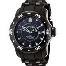 6996 Invicta Men Watch Black Band Stainless Steel Case