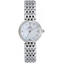 96P122 Bulova Ladies Diamonds Bracelet Watch