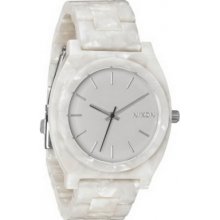 A327-2029 Nixon The Time Teller Acetate White Granite Watch