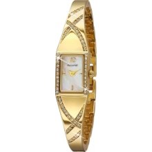 Accurist Lb1693p Ladies Gold Tone Watch Rrp Â£95