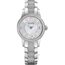 Accutron Ladies wrist watches: Masella Mop Diamond Bezel 63r131