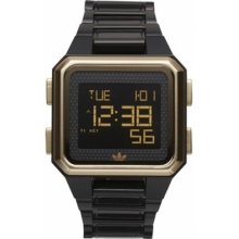 Adidas Unisex Peachtree ADH4502 Black Resin Quartz Watch with Dig ...