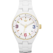 Adidas Women's Cambridge ADH2694 White Plastic Quartz Watch with White Dial