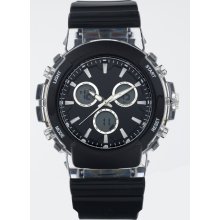 ADVANCE WATCH COMPANY LTD. Unisex Ana Digit Black Watch with Round