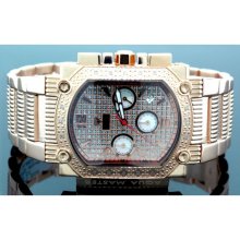 Agua Master 0.16ctw Mens Diamond Watch w323QQ