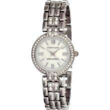 AK Anne Klein 10-9739mpsv Crystal Bezel Ladies Watch ...