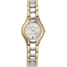 Ak Anne Klein Women's 10-6777svtt Two-tone Dress Watch With An Easy To Read Dial