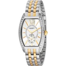 Akribos XXIV Watches Women's Diamond Swiss Quartz Tonneau Bracelet Di