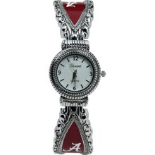 Alabama Crimson Tide Ladies Antique Oval Watch