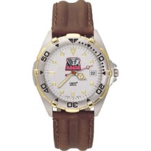 Alabama Crimson Tide Mens All Star Leather Watch